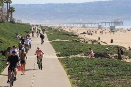 Amazing Ocean View - Luxury Manhattan Beach 1 Bedroom - Parking المظهر الخارجي الصورة